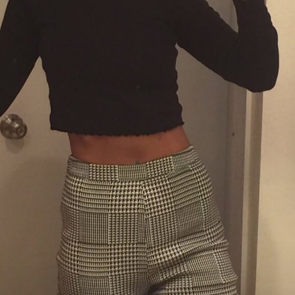Forever 21 cute plaid pants like new - Picture 6 of 7